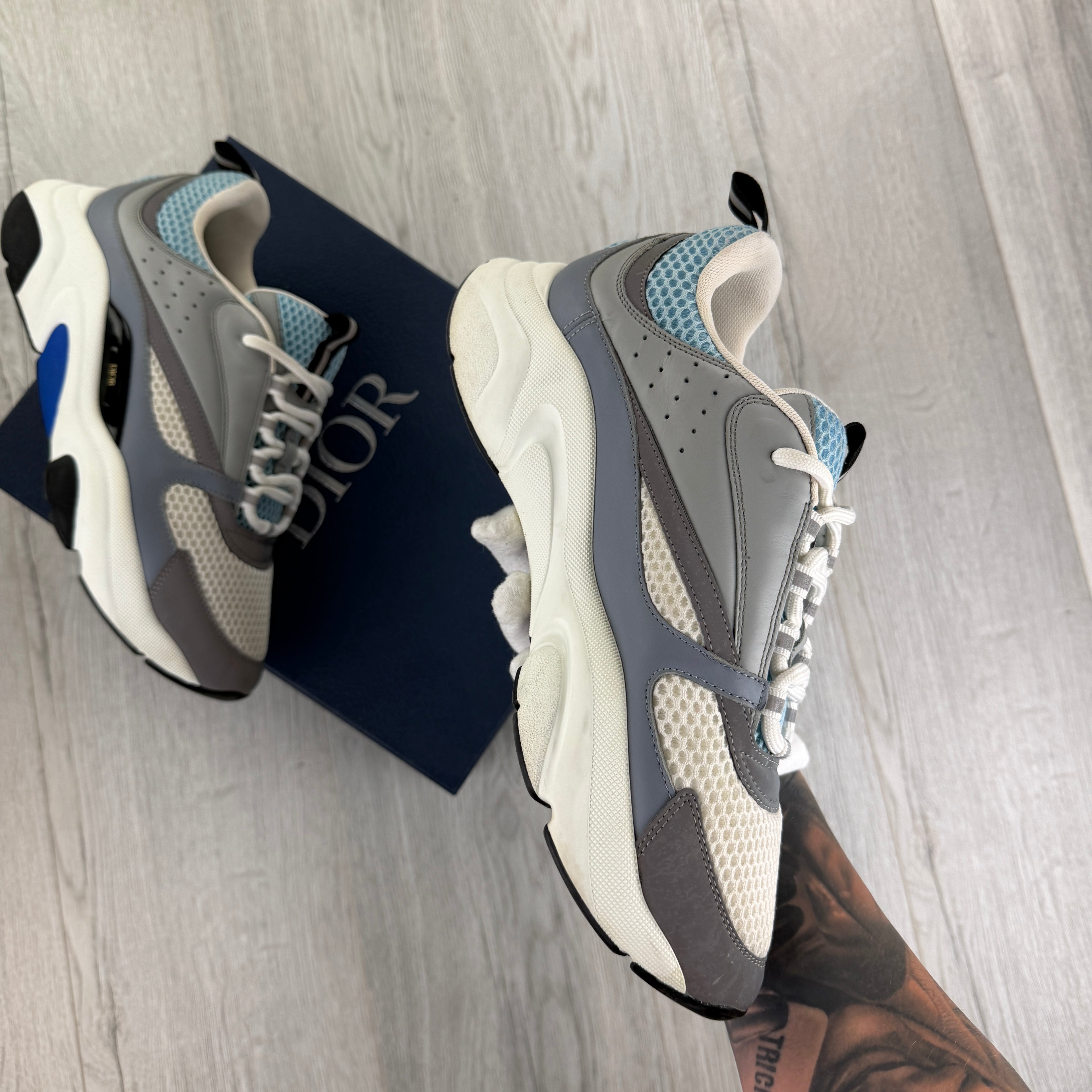 Dior B22 Men’s Baby Blue Runners - 43 (Fit Uk 8.5)