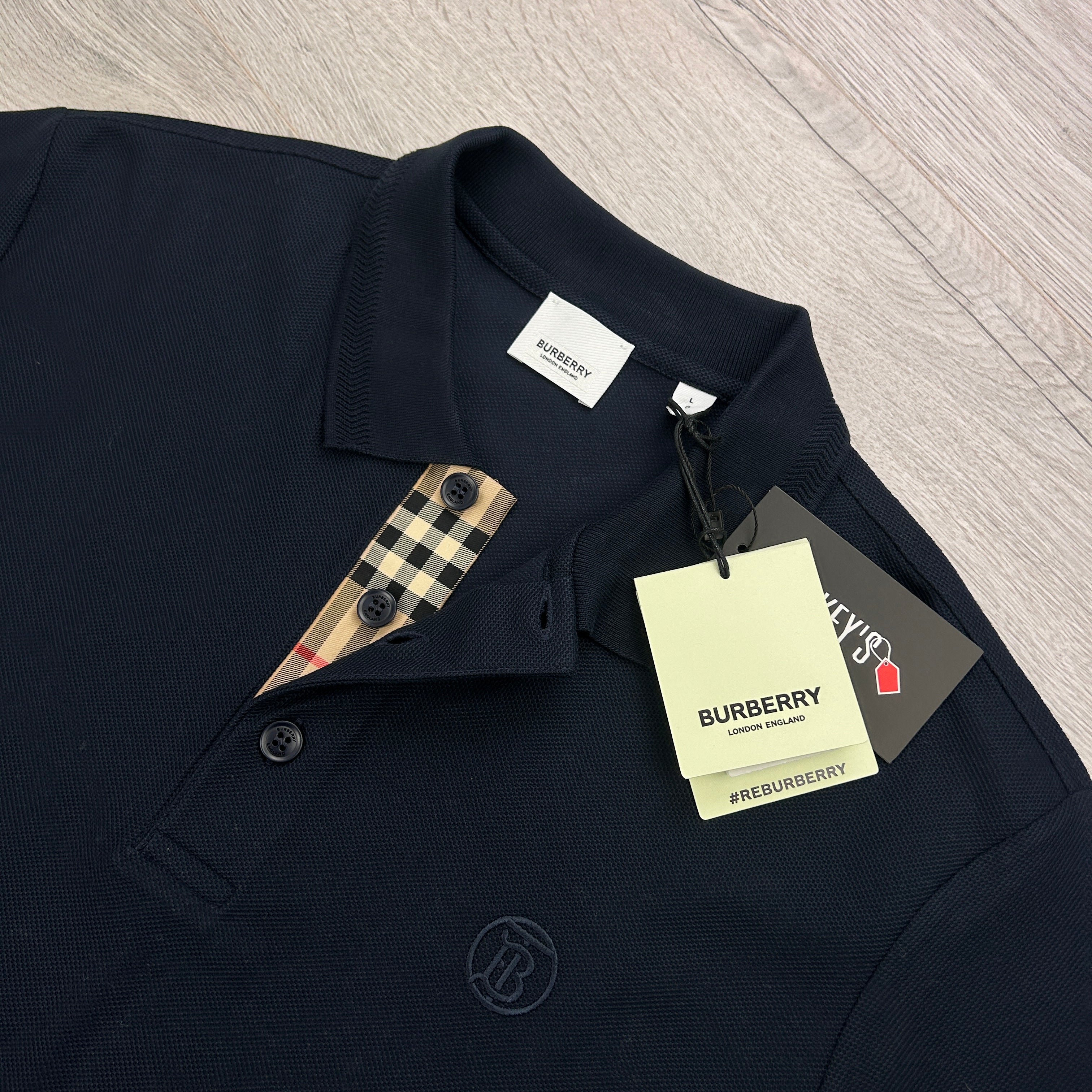 Burberry polo shirt mens price deals