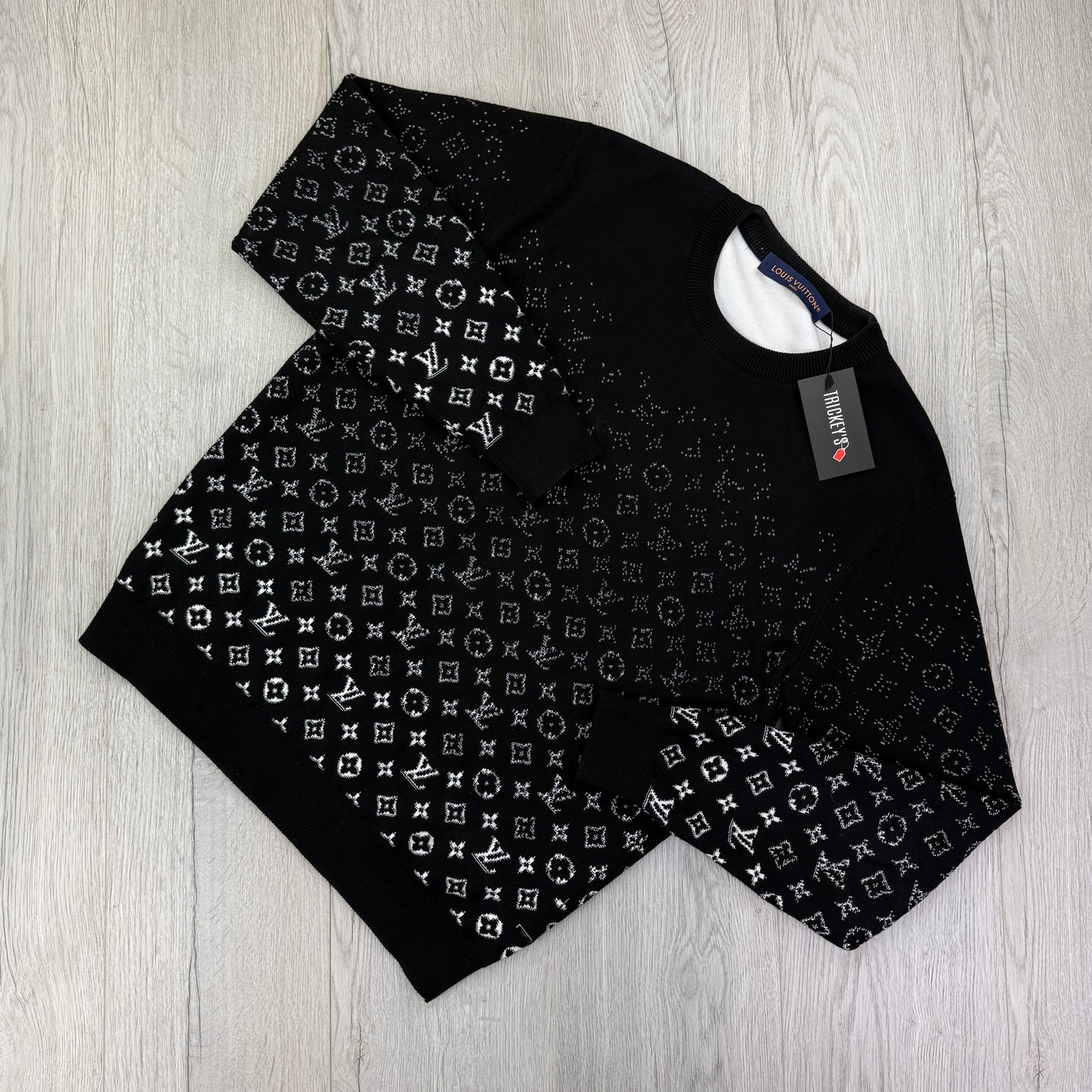 Louis Vuitton Men’s Gradient Monogram Crewneck Jumper