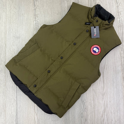Canada Goose Men’s Khaki Freestyle Bodywarmer - Small