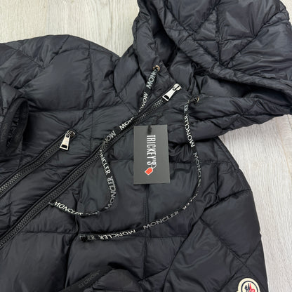 Moncler Women’s Oulx Black Zip-up Jacket - Size 3