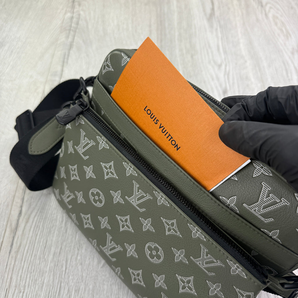Louis Vuitton Men’s Olive / Khaki Monogram Trio Messenger Bag