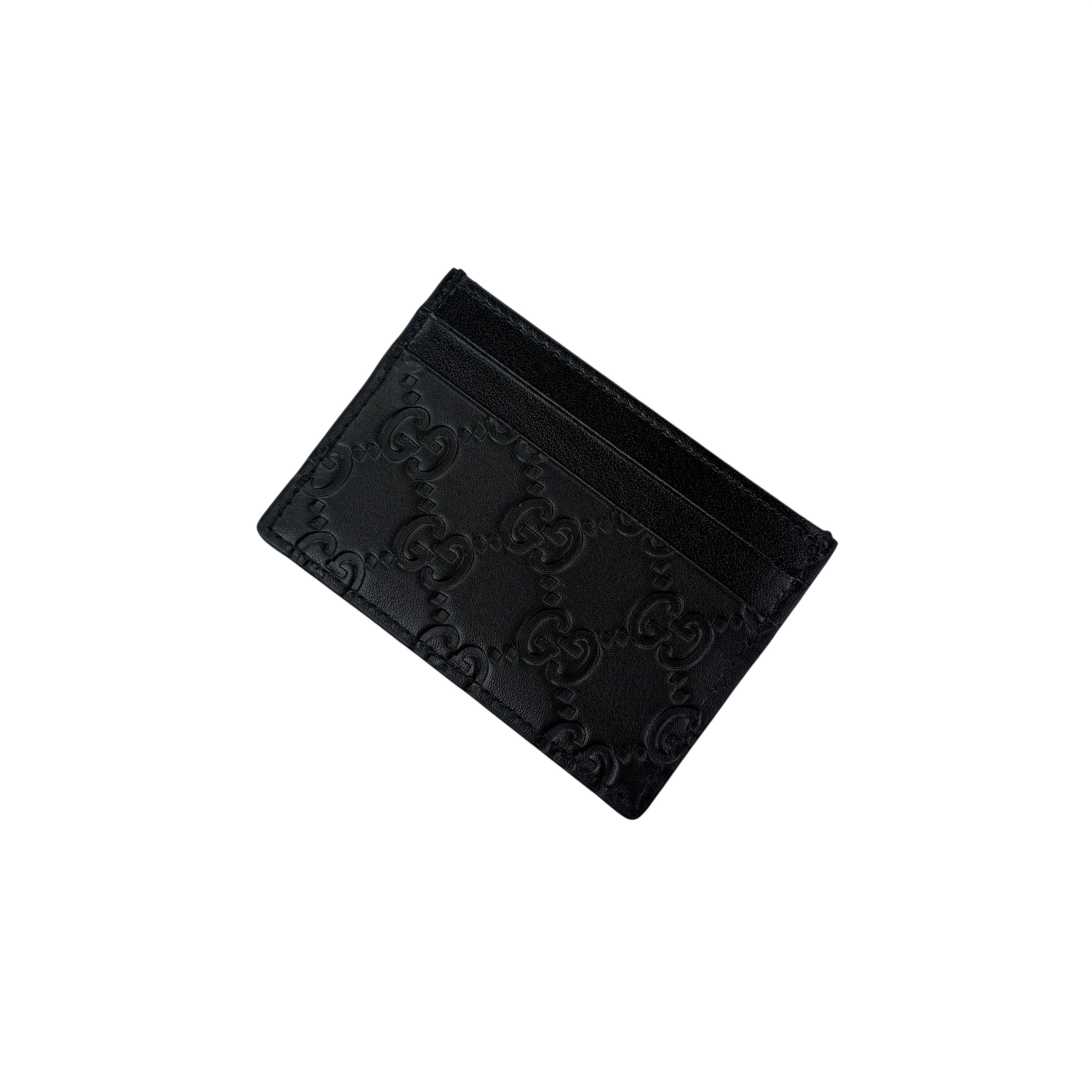 Gucci GG Interlocking Black Card Holder