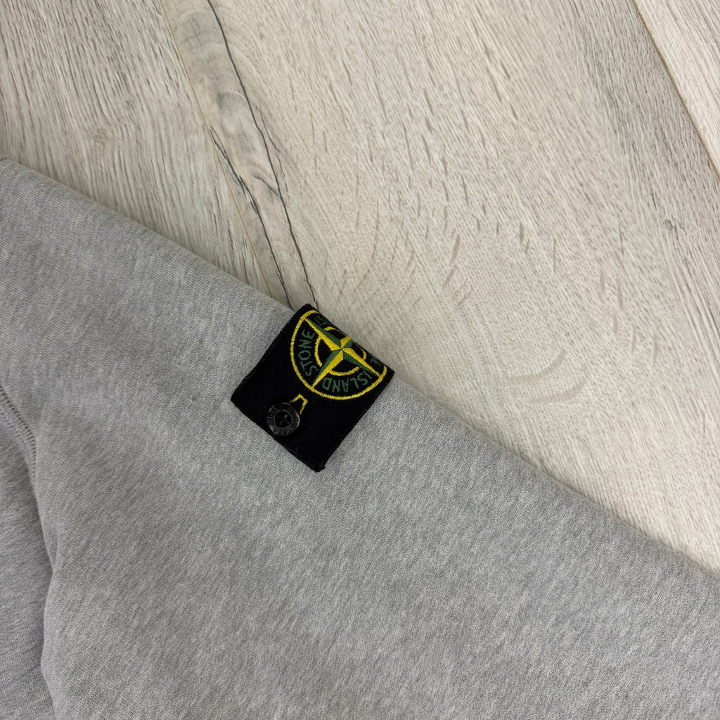 Stone Island Men’s Grey Zip-up Hoodie - Small