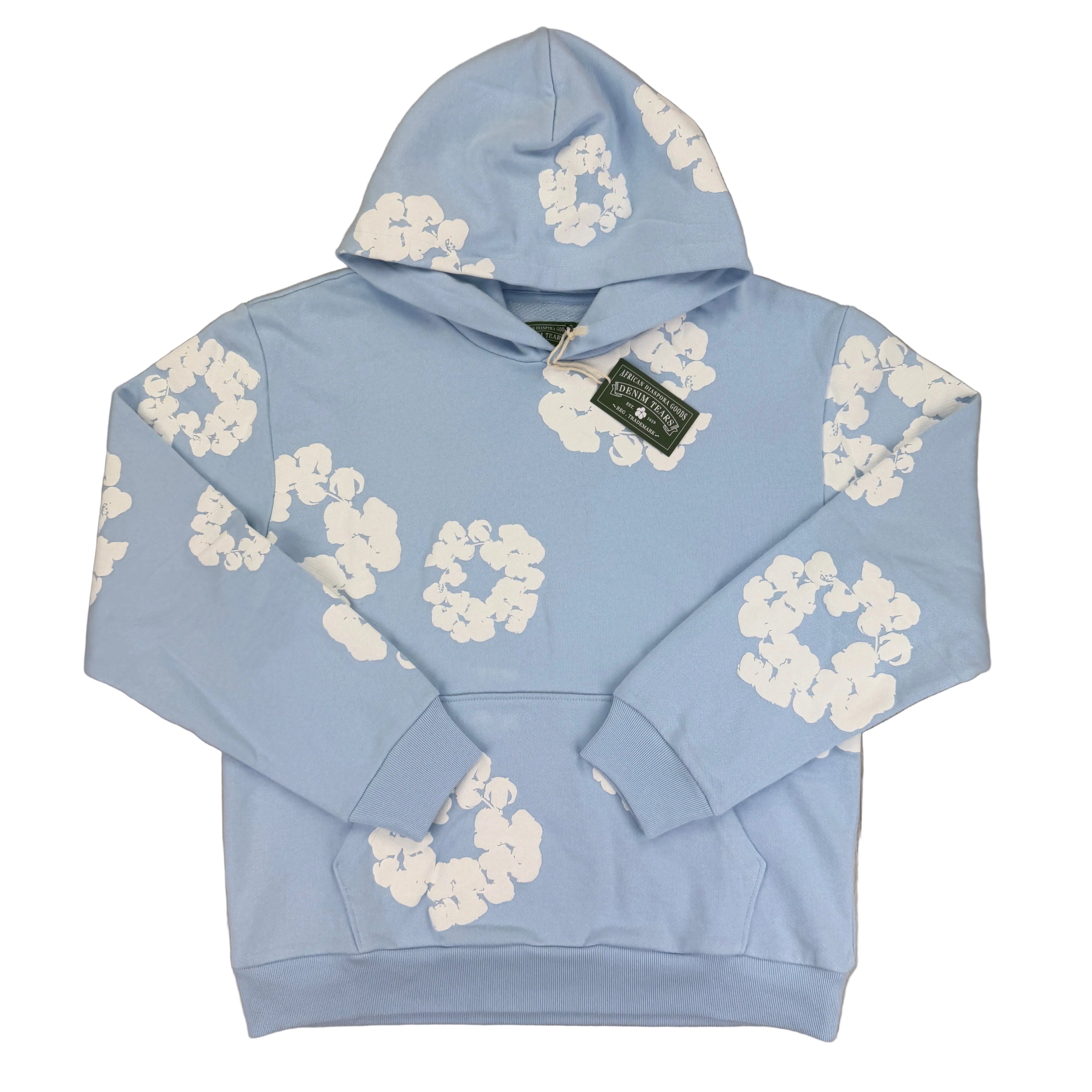Denim Tears Baby Blue Pullover Hoodie