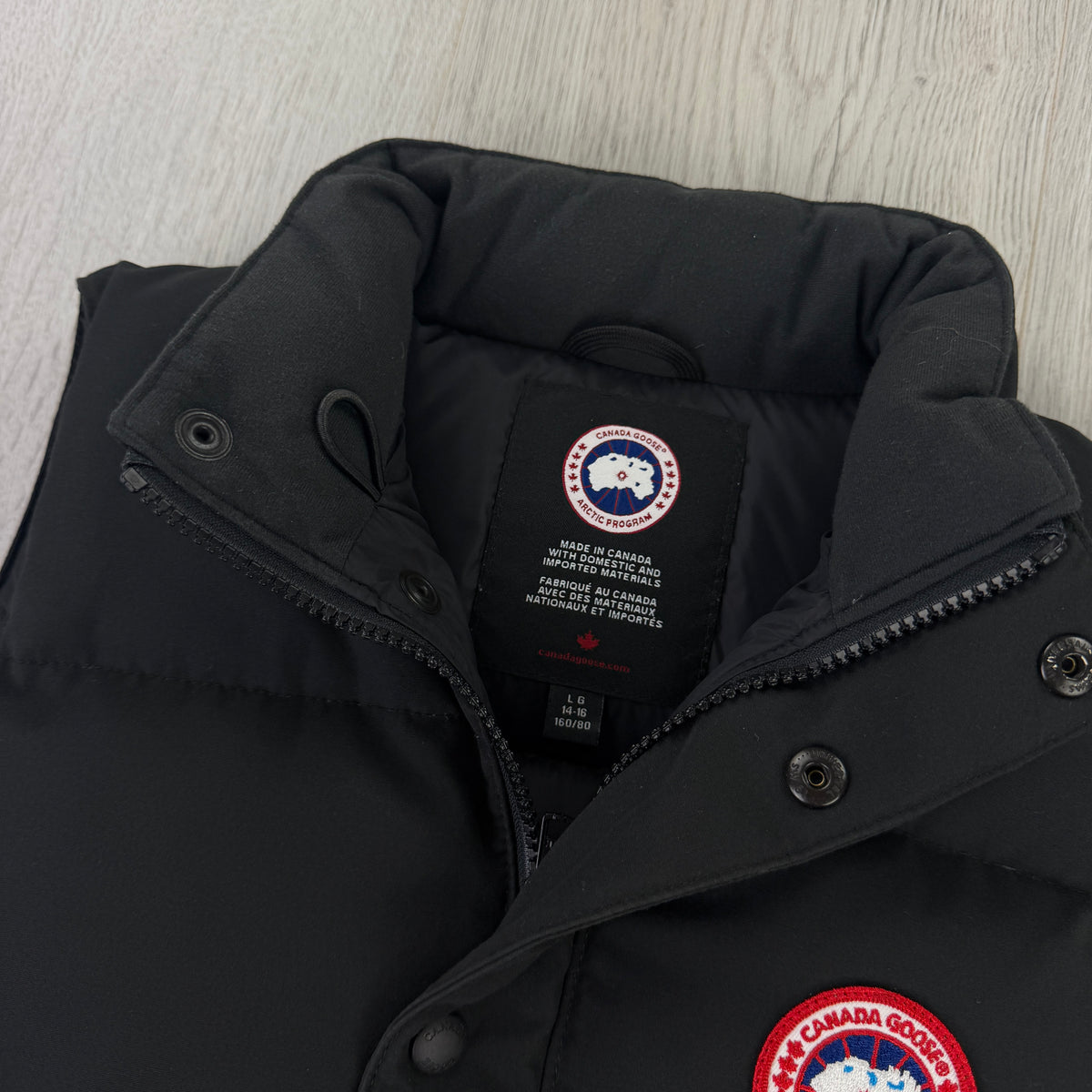 Canada Goose Women’s Black Bodywarmer - XS Fit