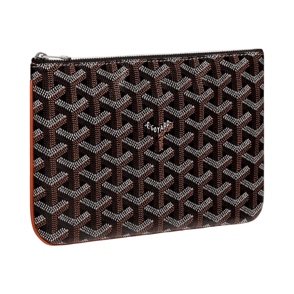 Goyard Senat PM Pouch Black Tan