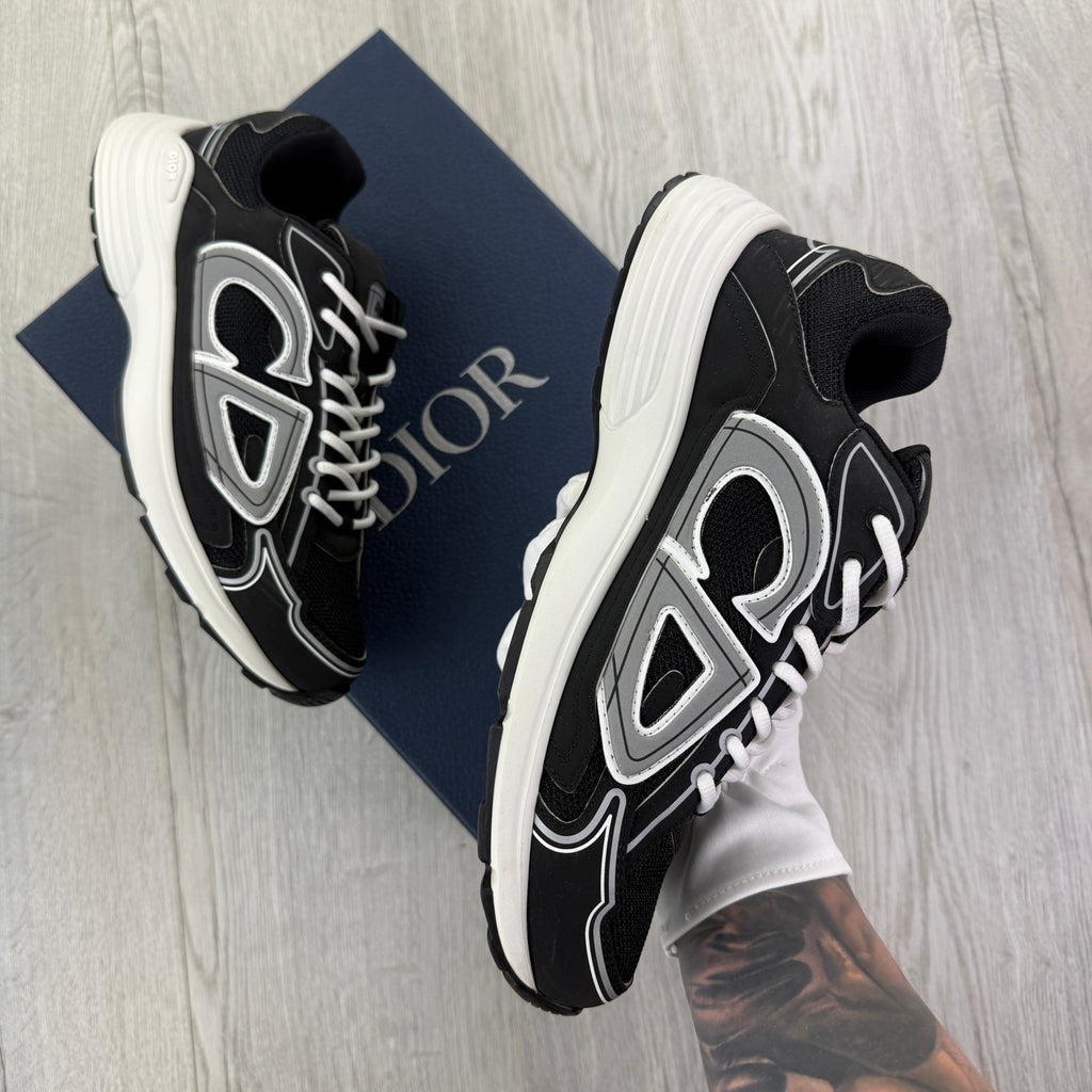 Dior B30 Men’s Black & White Trainers - 42 (Fit Uk 8)