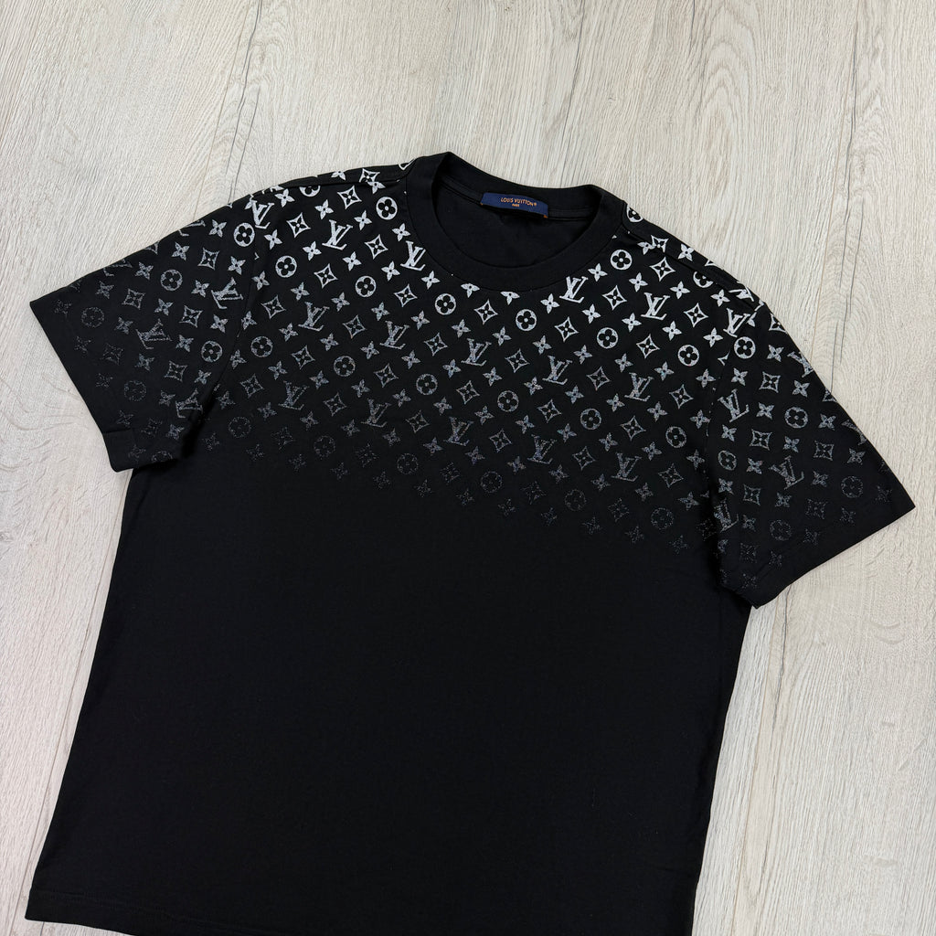 Louis Vuitton Men’s Black Gradient T-shirt - Large