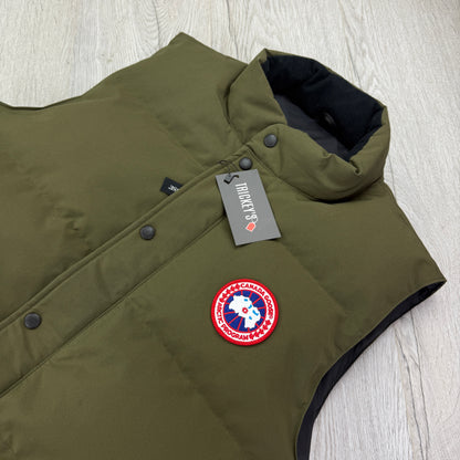 Canada Goose Men’s Khaki Freestyle Bodywarmer - Small