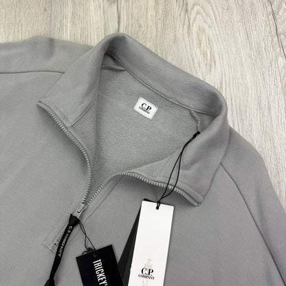 CP Company Men’s Grey 1/4 Zip Up Fleece - XXL