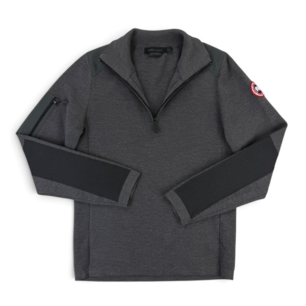 Canada Goose Men’s Grey 1/4 Zip Jumper - Small