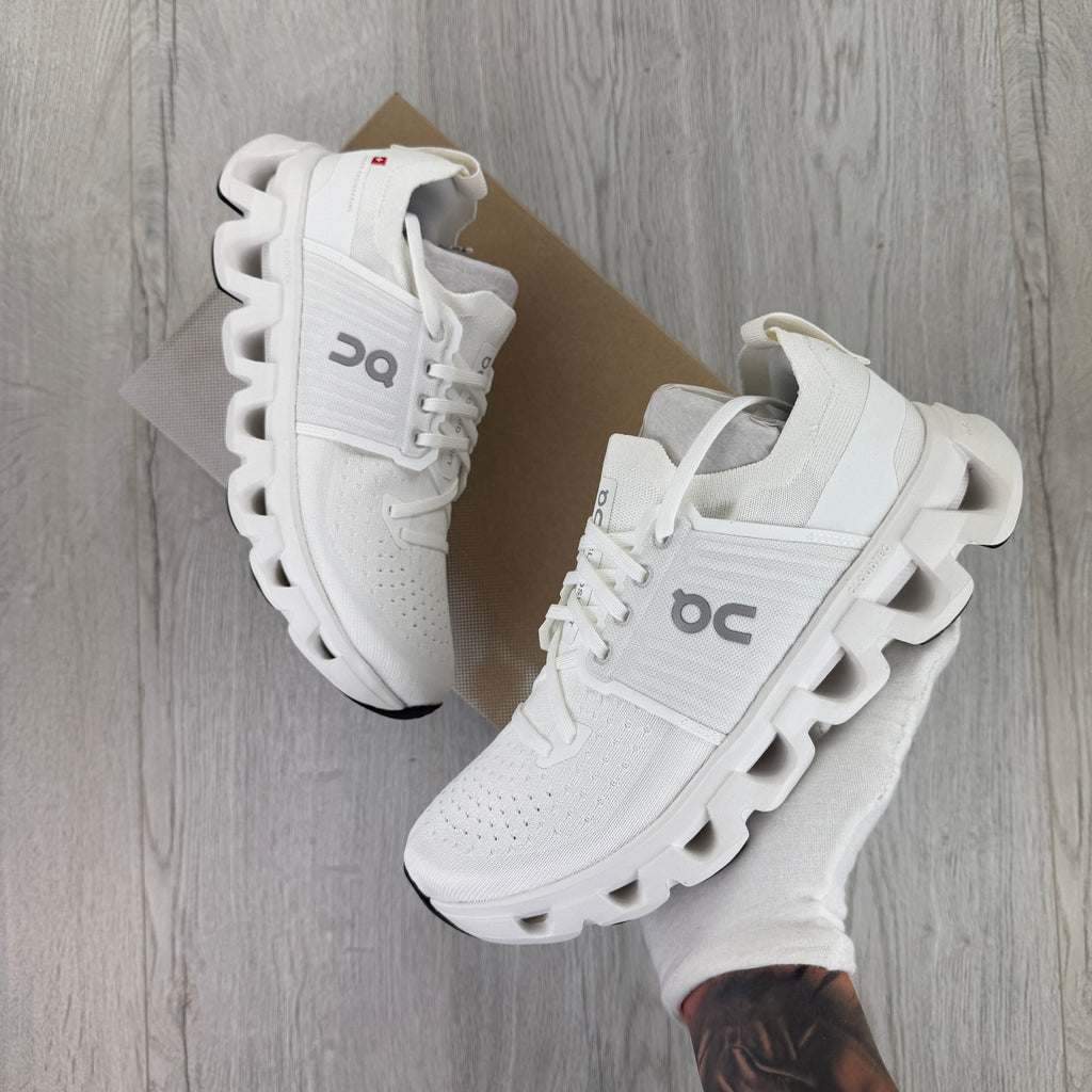 On Running Cloudswift 4 All White Trainers