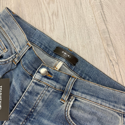 Amiri MX1 Denim Distressed Ripped Jeans - Uk 34