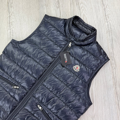 Moncler Men’s Navy GUI Down Gilet