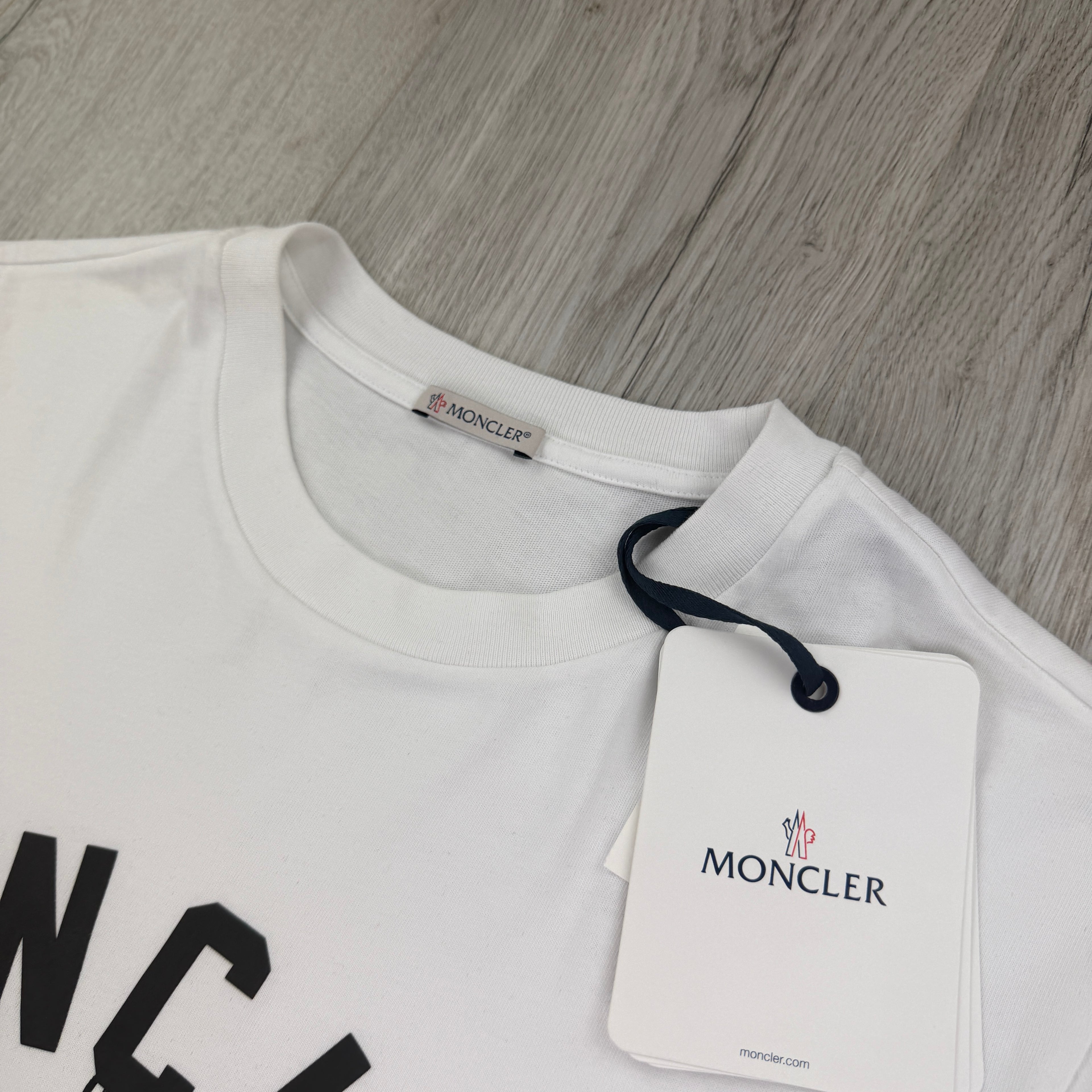 Moncler Men’s ‘Boxing Club’ White T-shirt - Large