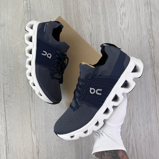 On Running Cloudswift 4 Navy Trainers