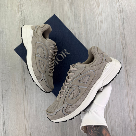Dior B30 Men’s Full Suede Grey Trainers - 43.5 (Uk 9.5)