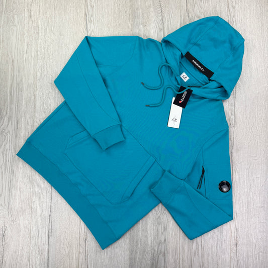 Cp Company Men’s Turquoise Pullover Hoodie - XL