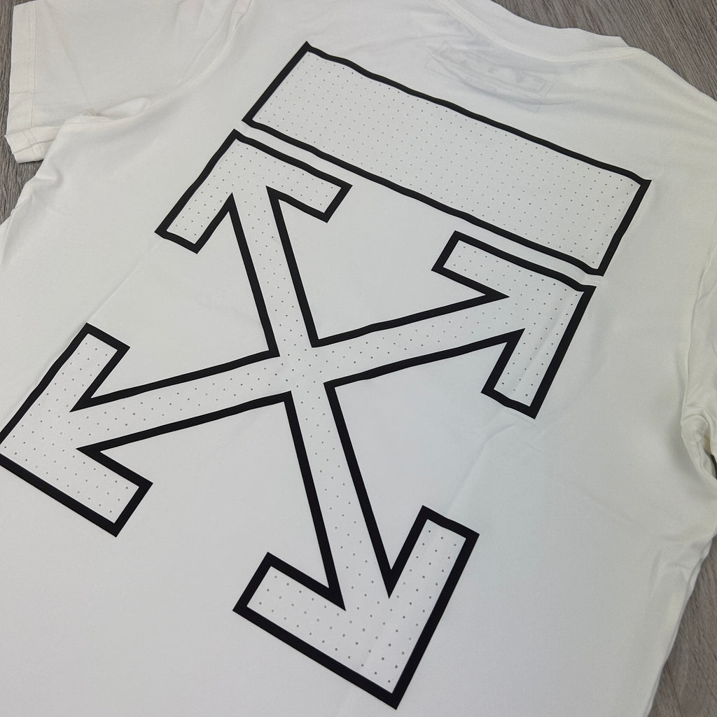 Off White Men’s Athleisure White Reflective T-shirt