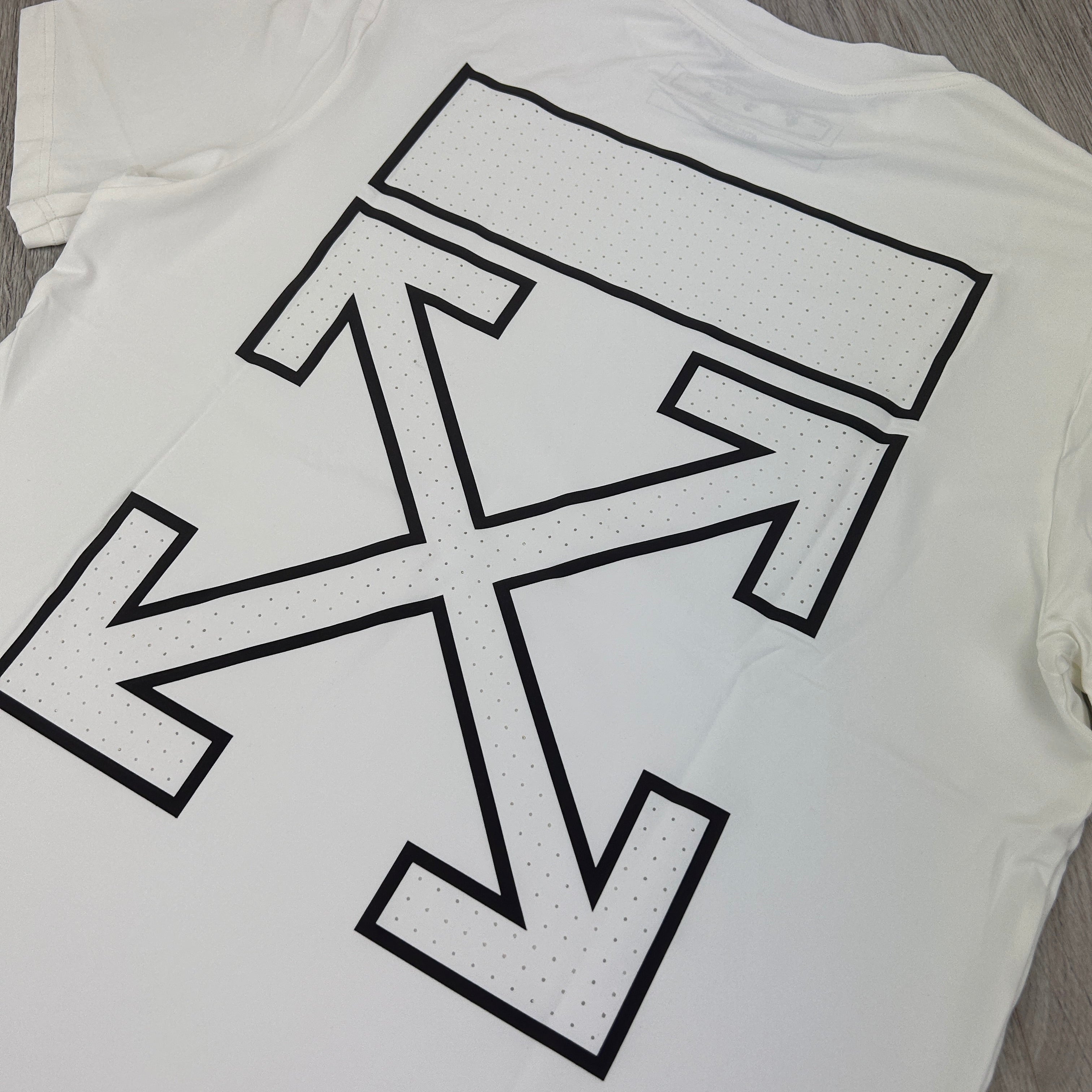 Off White Men’s Athleisure White Reflective T-shirt