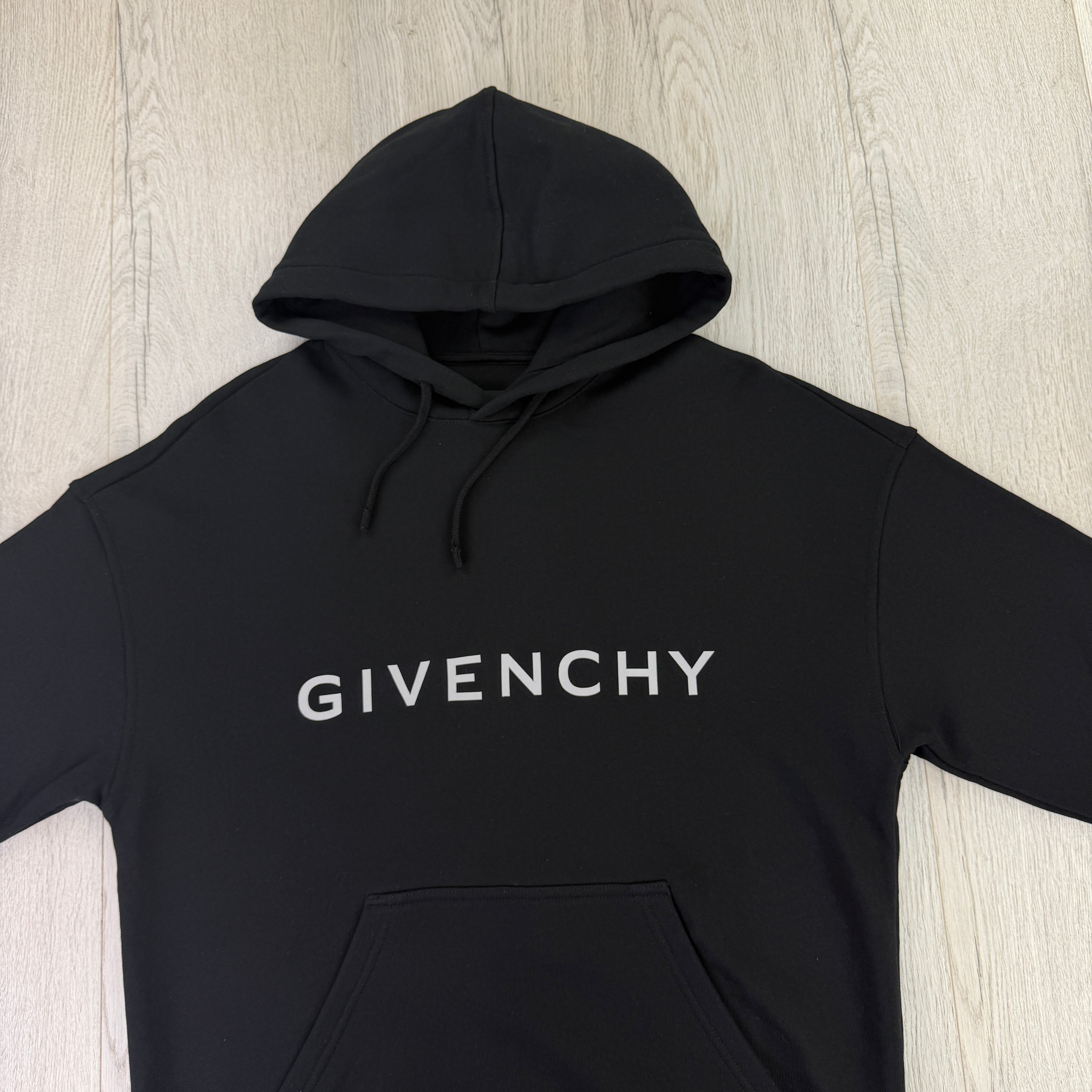 Givenchy Men’s Black Pullover Hoodie - Small (Fit Medium)