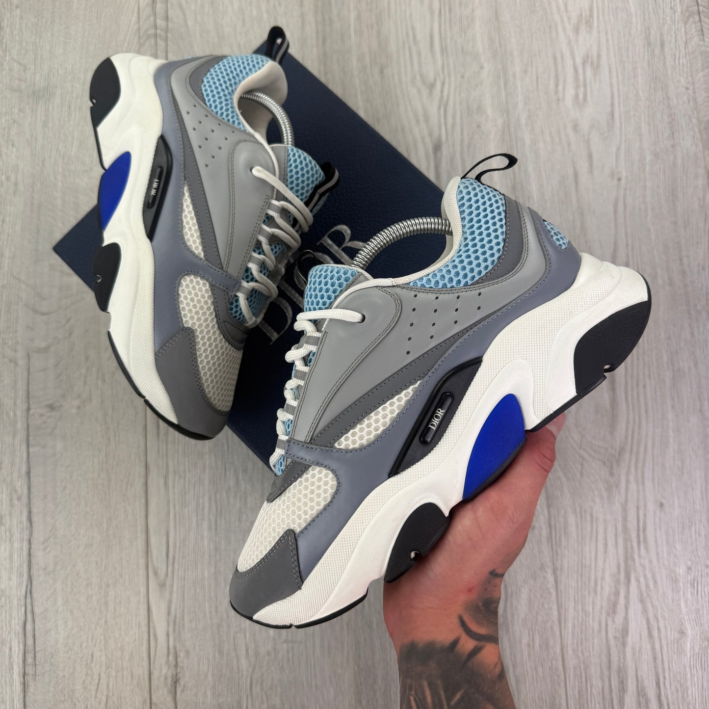 Dior B22 Men’s Baby Blue Runners - 42 (Fit Uk 7/7.5)
