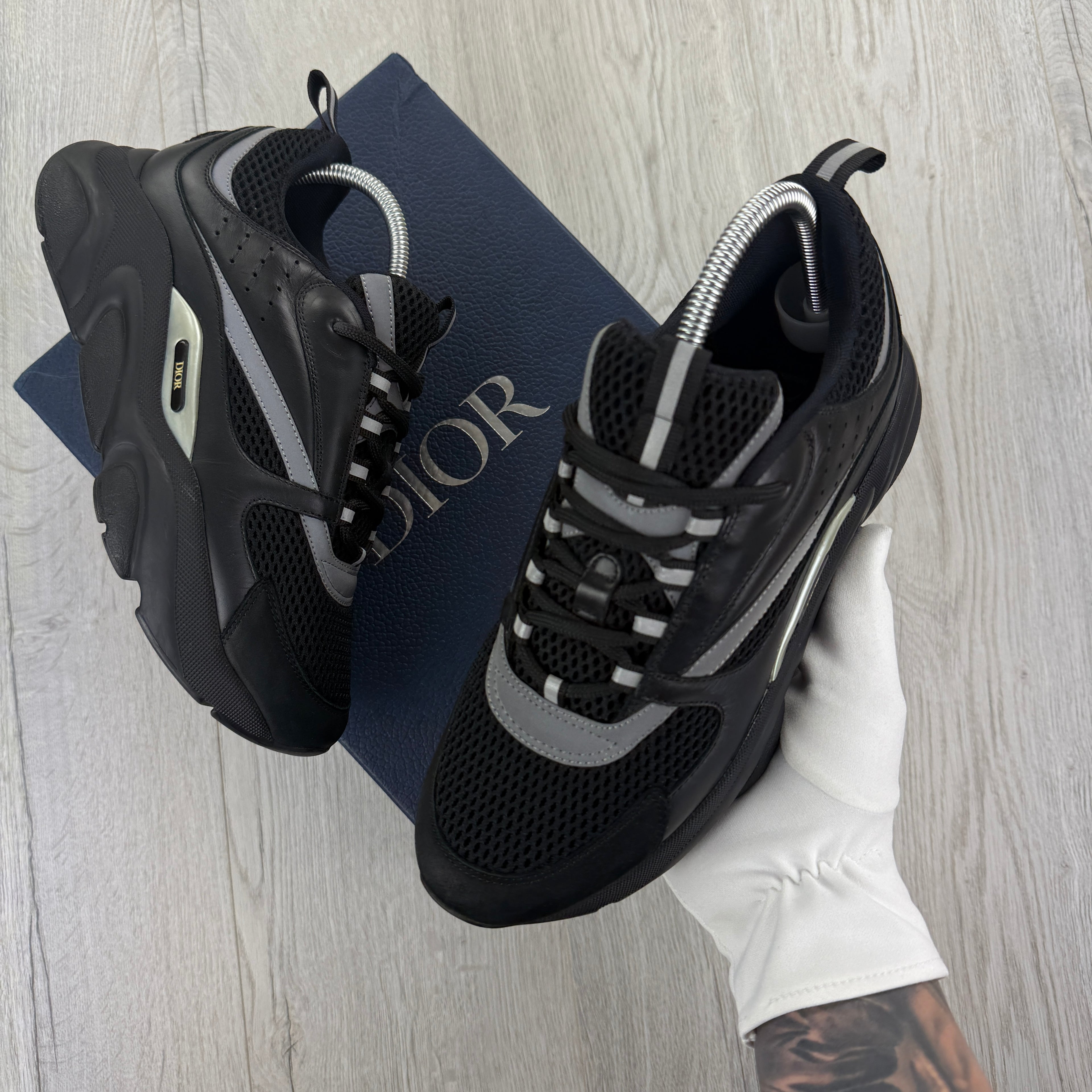 Dior B22 Men’s Triple Black Runners