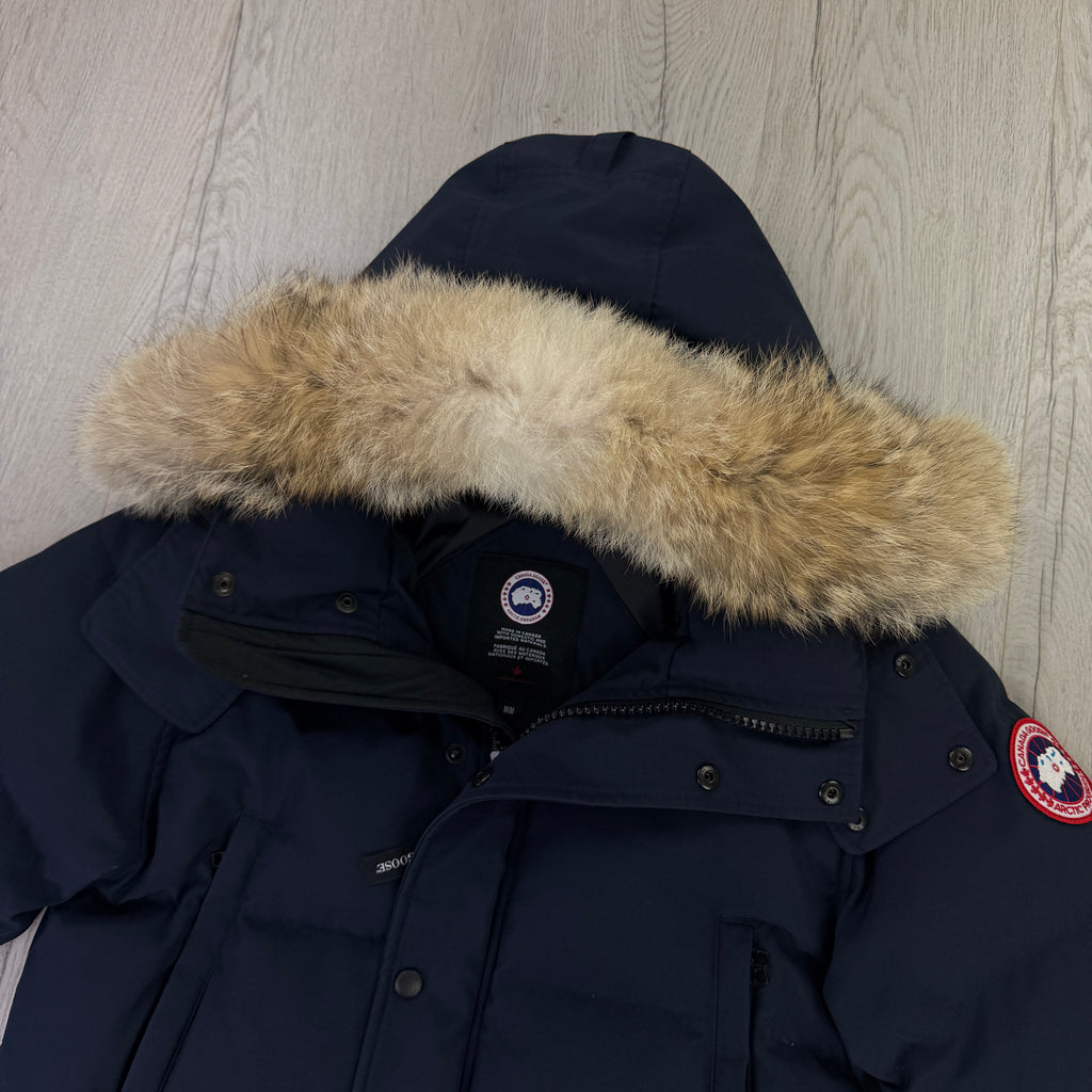 Canada Goose Men’s Wyndham Navy Parker Jacket - Medium