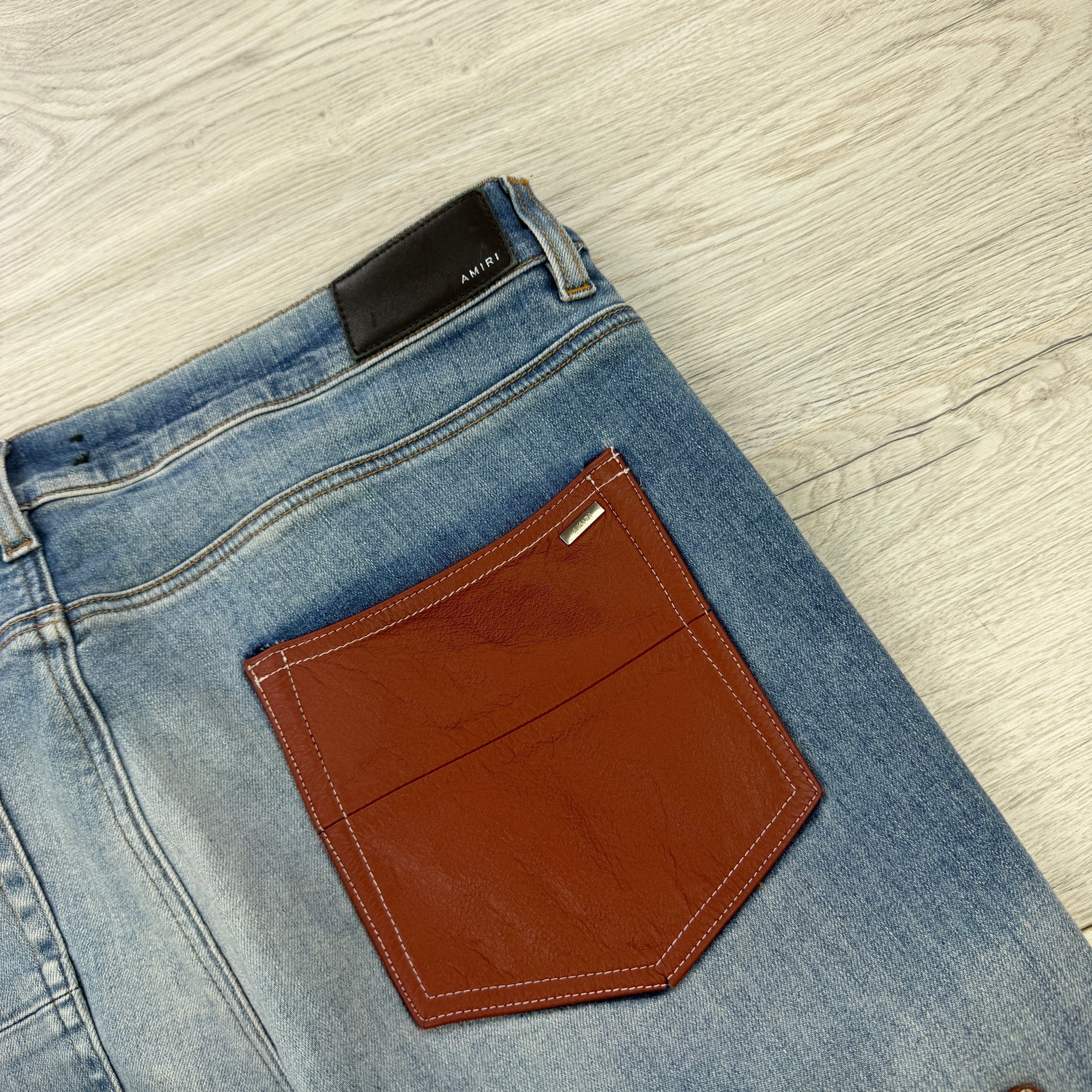 Amiri Men’s Blue Denim MX1 Jeans - Uk 38