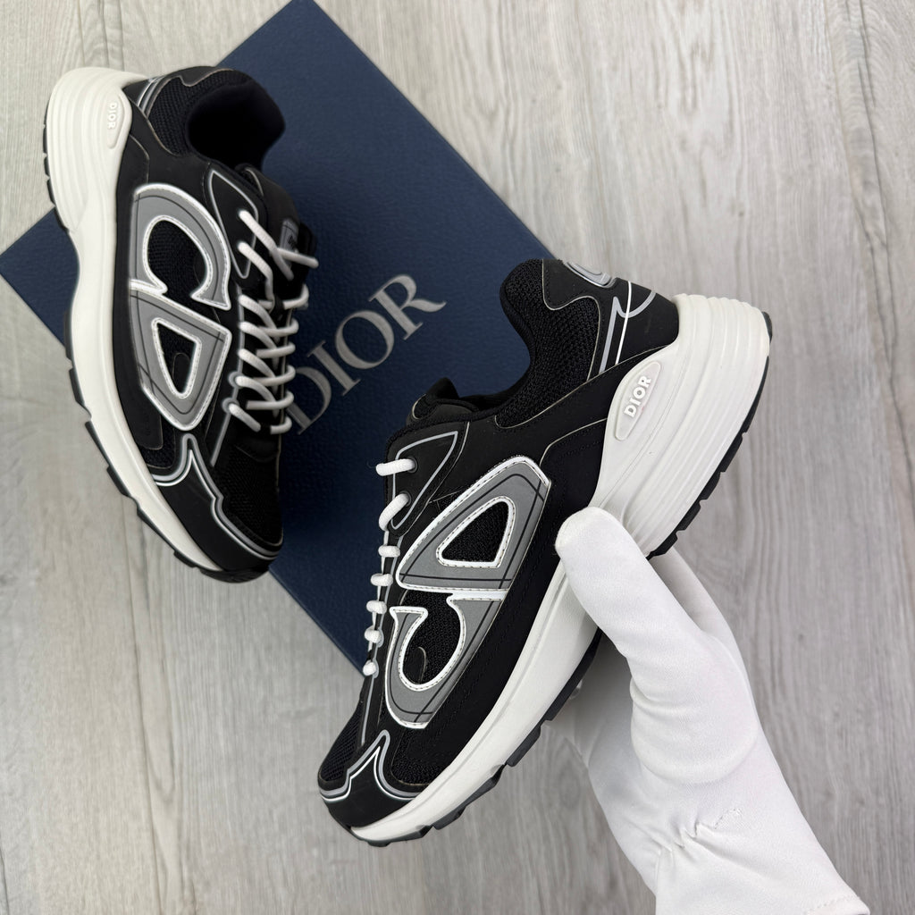 Dior B30 Men’s Black & White Trainers - 42 (Fit Uk 8)