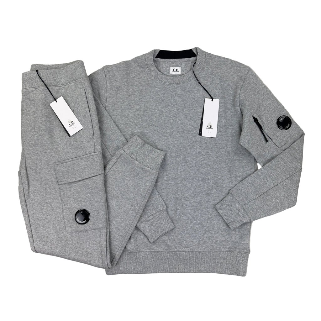 Cp Company Men’s Grey Full Tracksuit - Small
