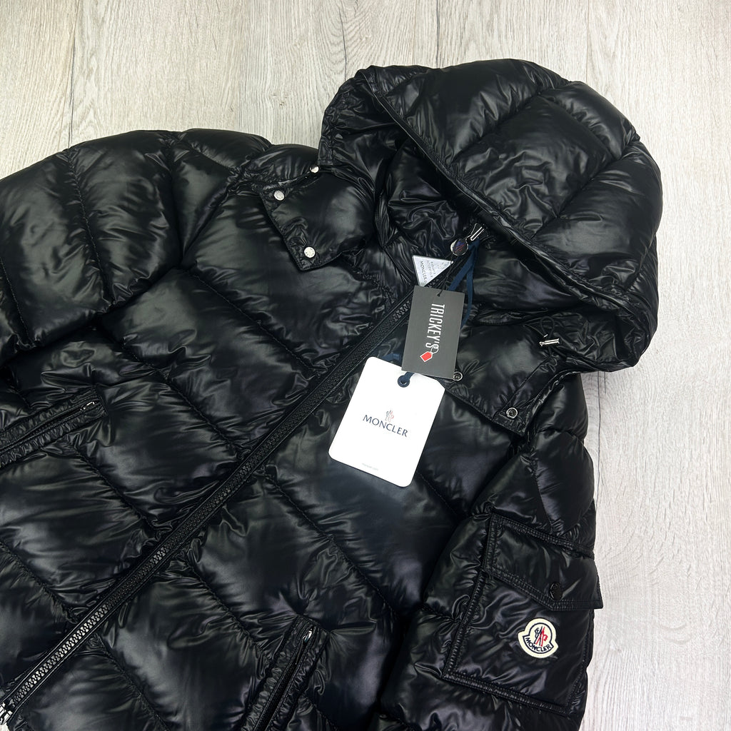 Moncler Men’s Maya Black Zip-up Down Jacket