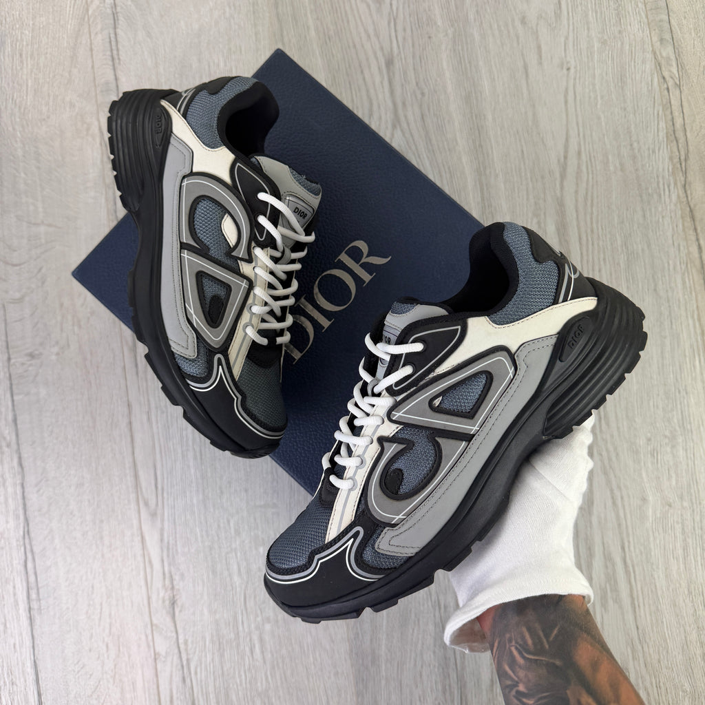 Dior B30 Men’s Blue Grey / White / Black Trainers - 41 (Uk 7)