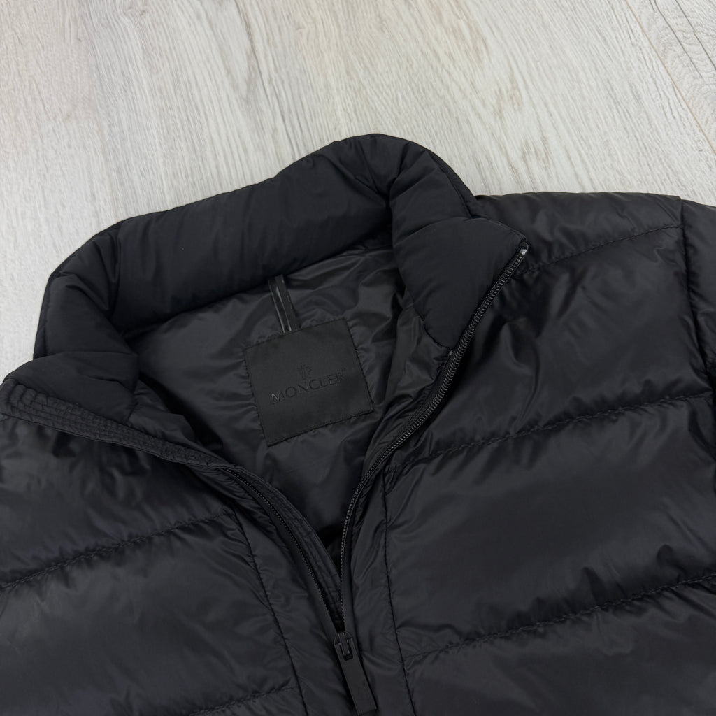 Moncler Men’s Black Zip-up Peyre Down Jacket - Size 4