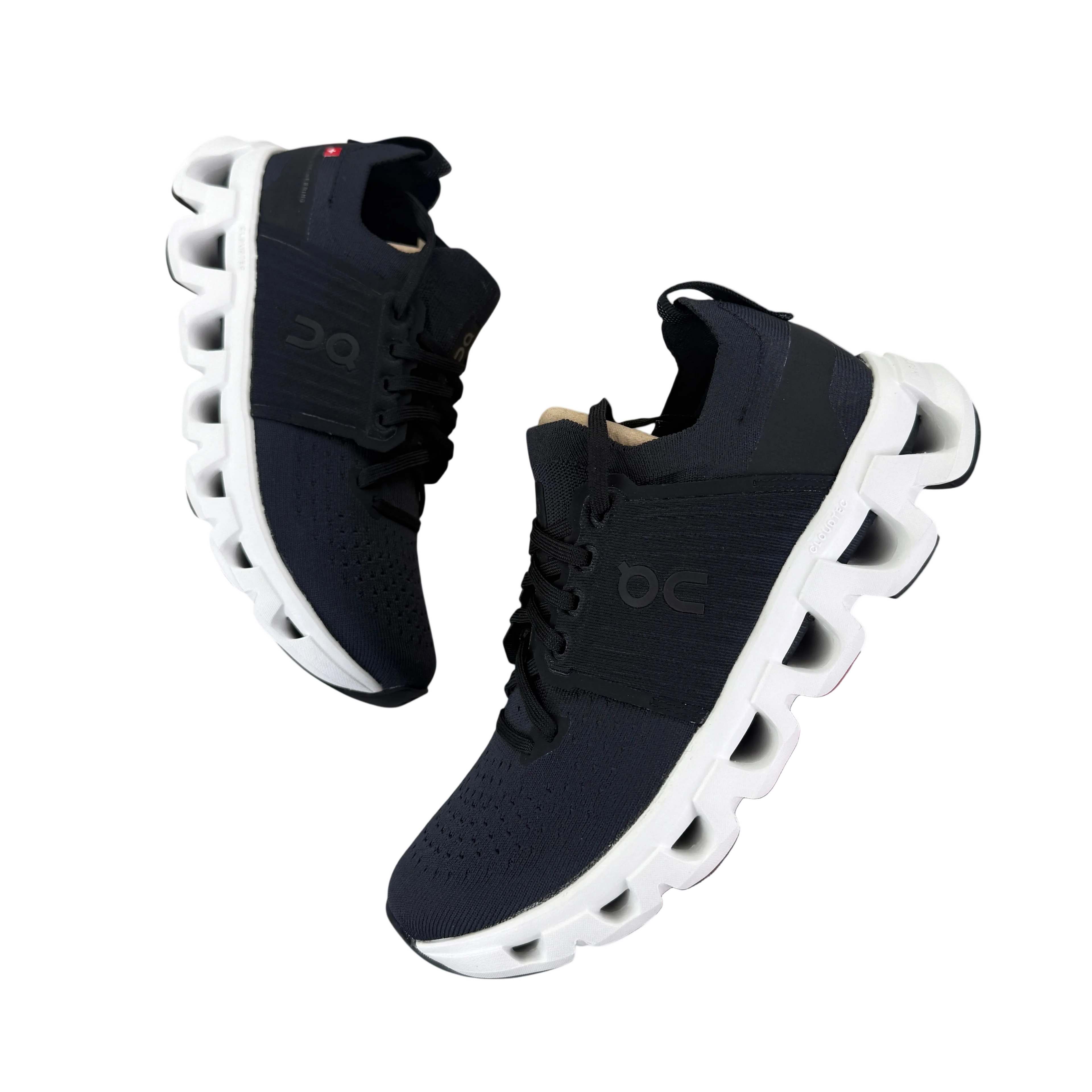 On Running Cloud Swift 4 Womens Black & White Trainers