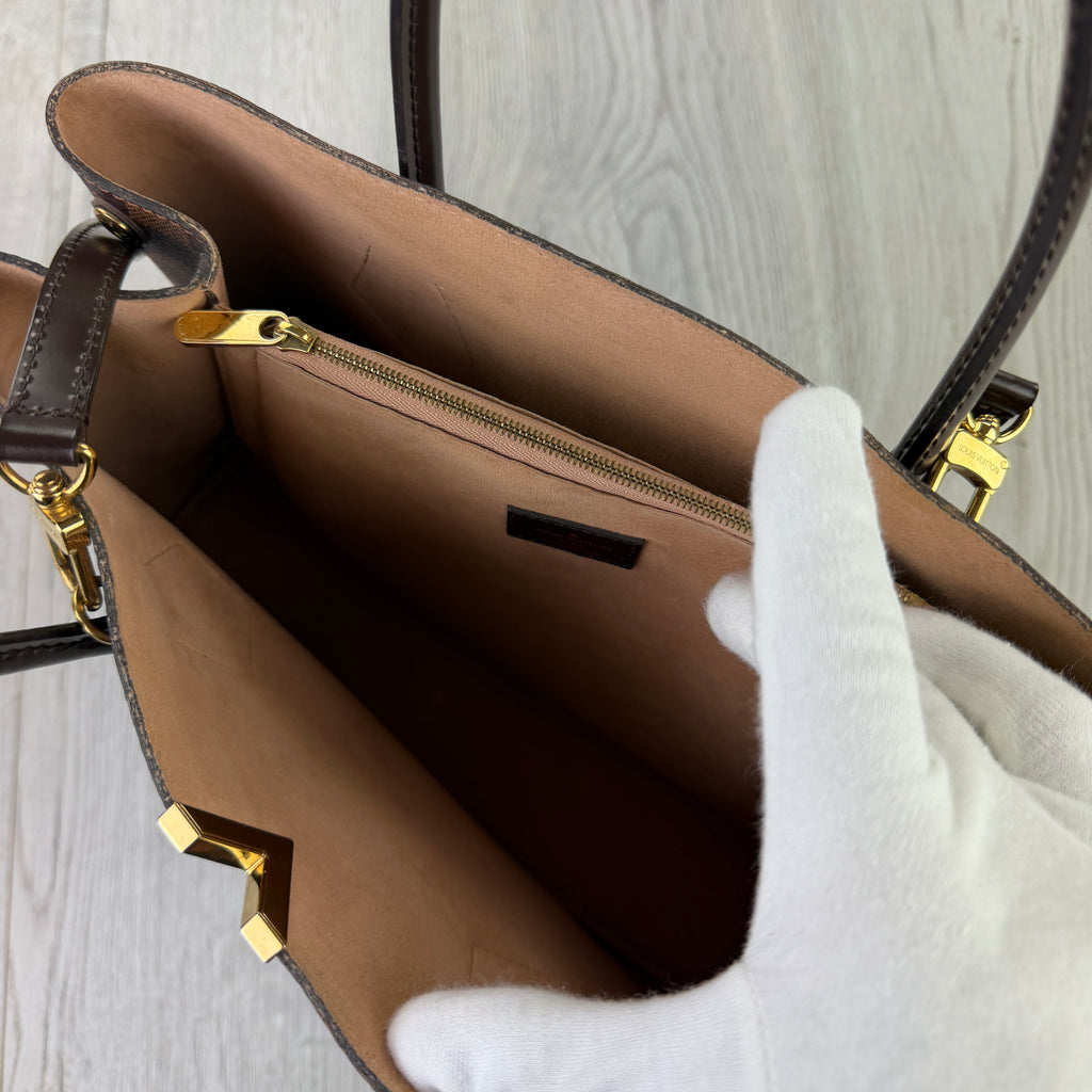 Louis Vuitton Women’s Kensington Handbag Damier Tote Bag