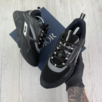 Dior B22 Men’s Triple Black Trainers - 43.5 (Fit Uk 9)