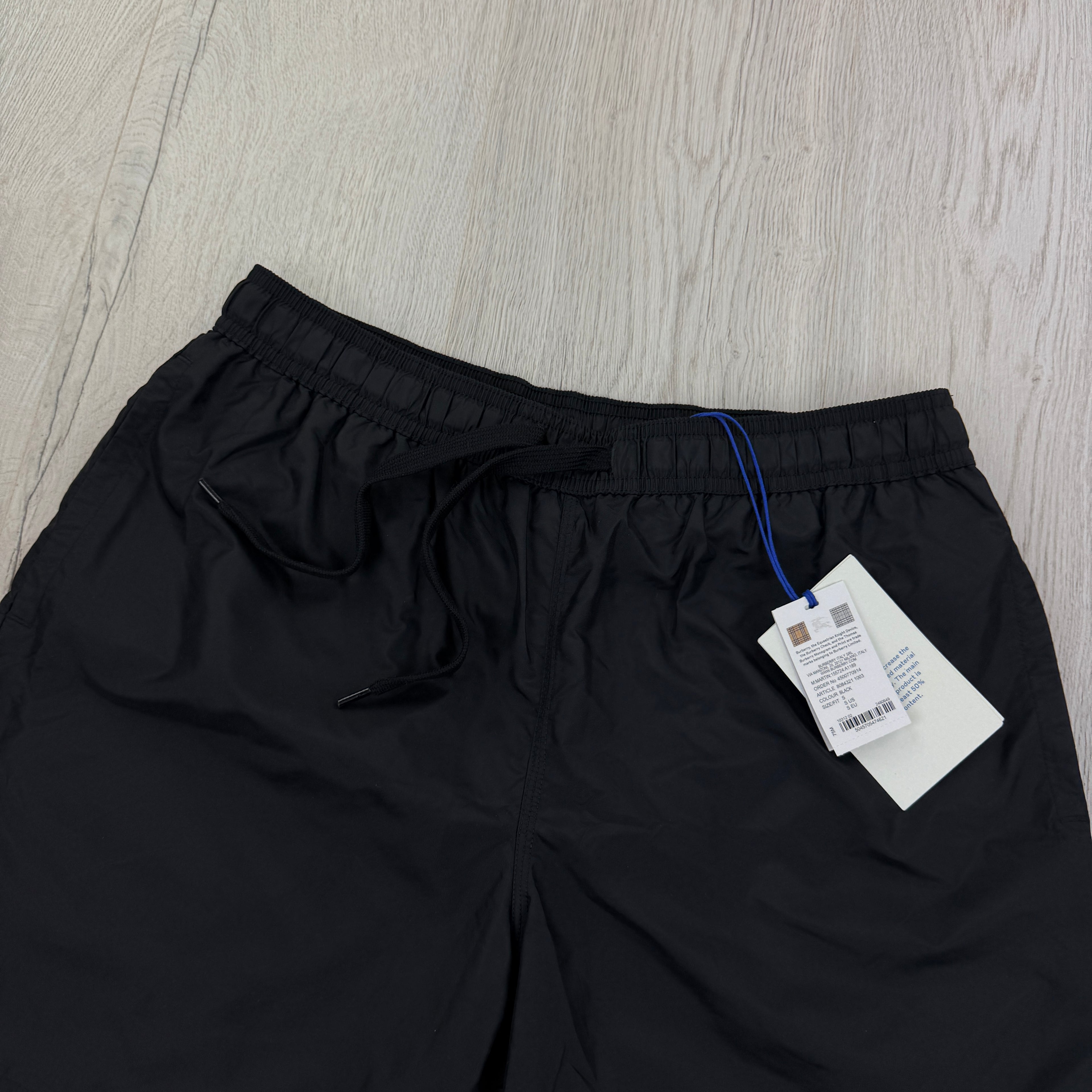 Burberry Men’s Black Swim Shorts - Small