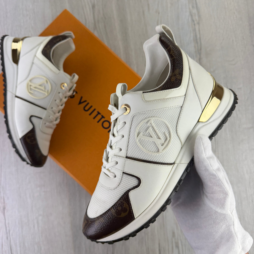 Louis Vuitton Women’s White Icon Run Away Trainer - 37.5 (Uk 4.5)