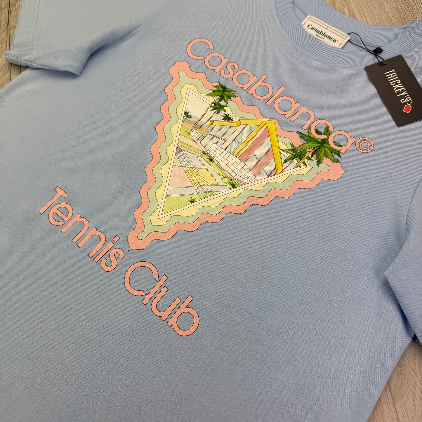 Casablanca Baby Blue Men’s T-shirt - Medium