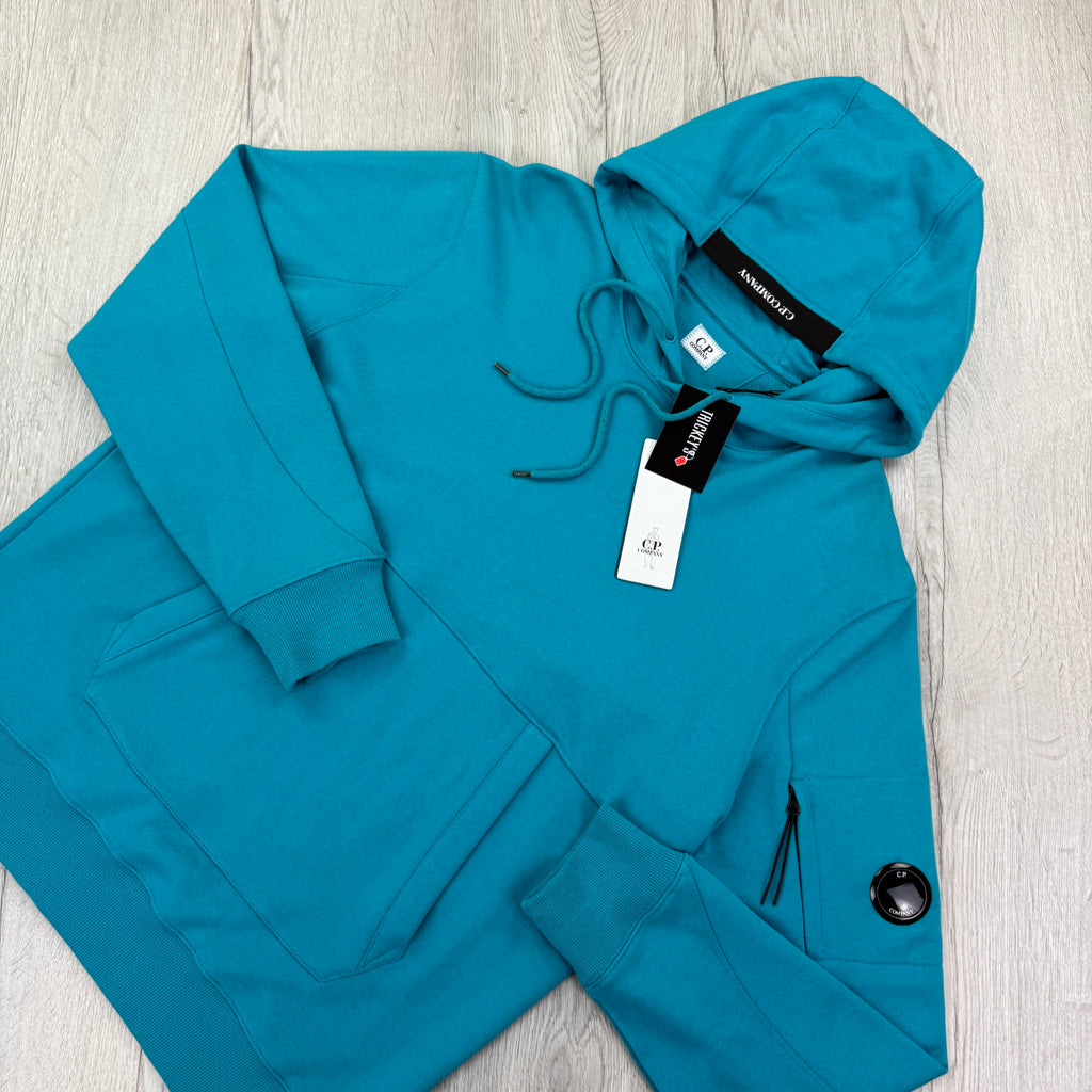 Cp Company Men’s Turquoise Pullover Hoodie - XL