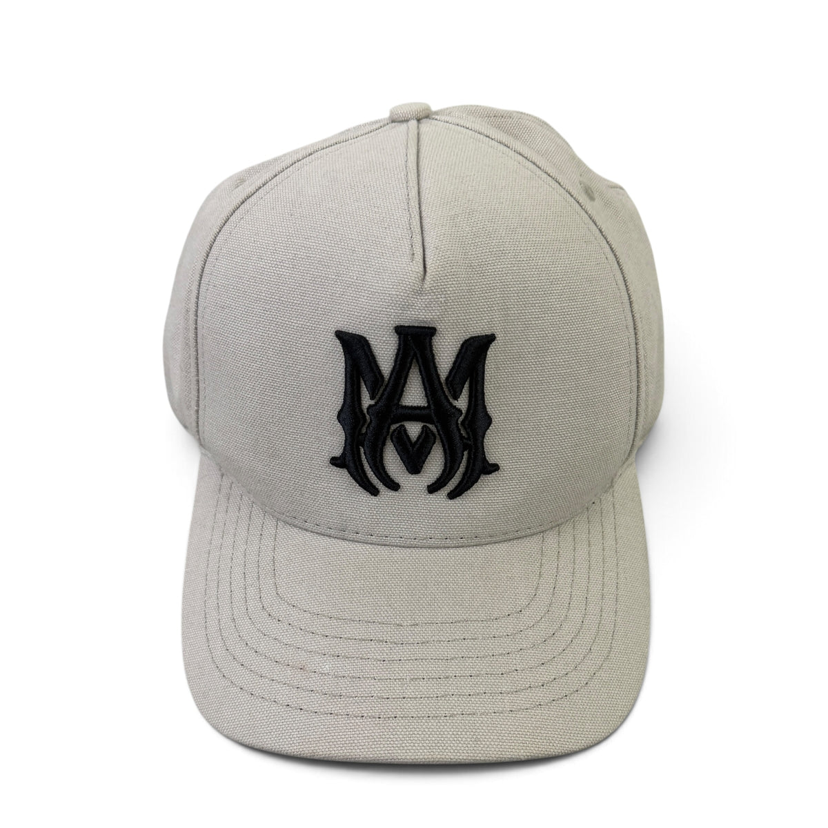 Amiri Men’s Beige MA Logo Full Canvas Cap