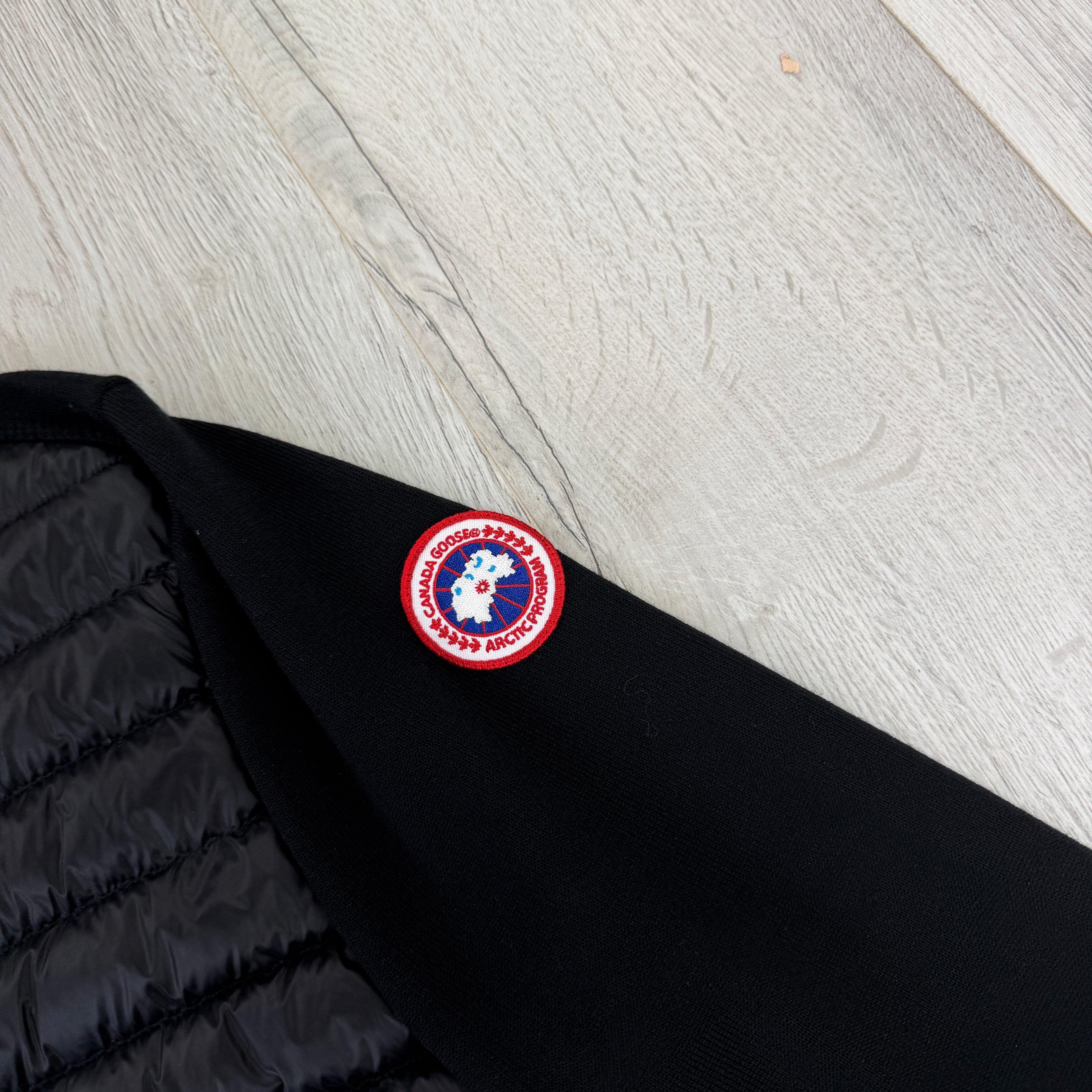 Canada Goose Men’s Zip-up Grey Padded Fleece - Medium