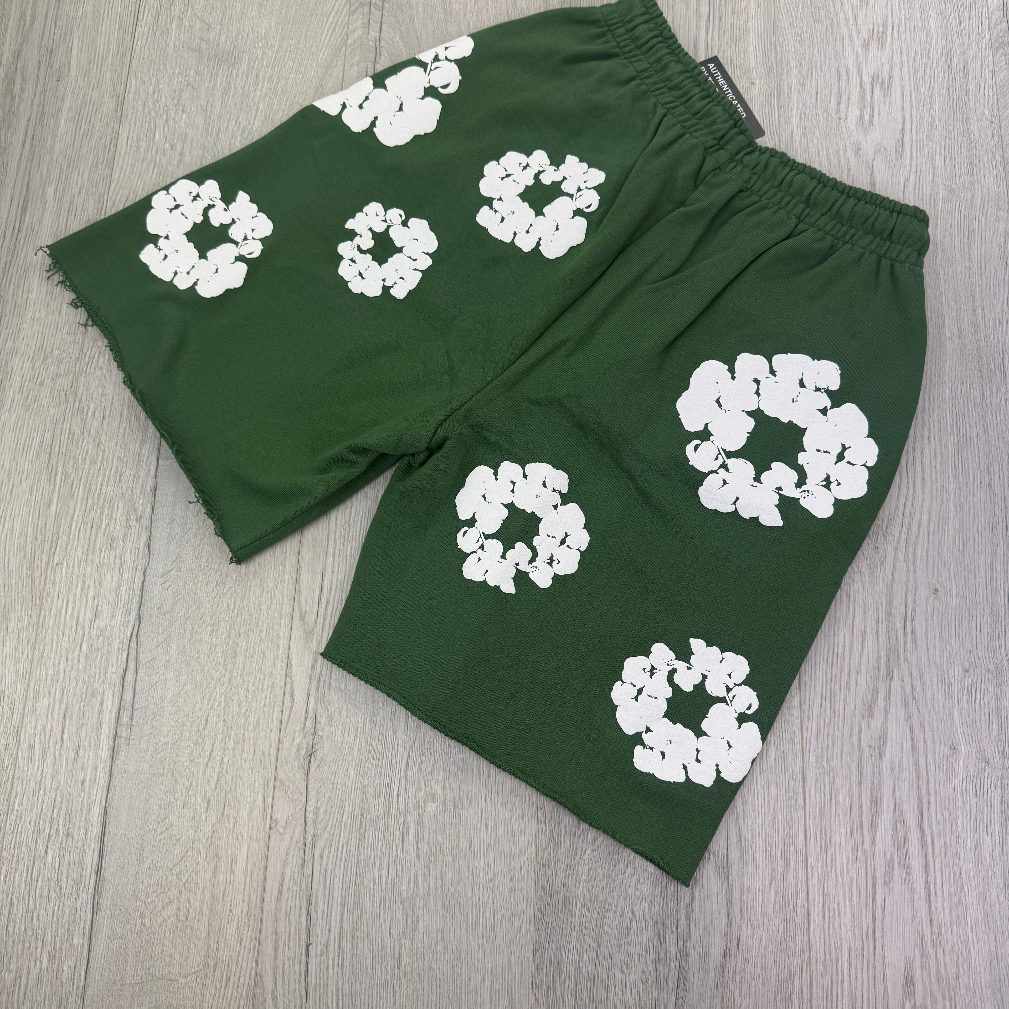 Denim Tears Men’s Green Shorts