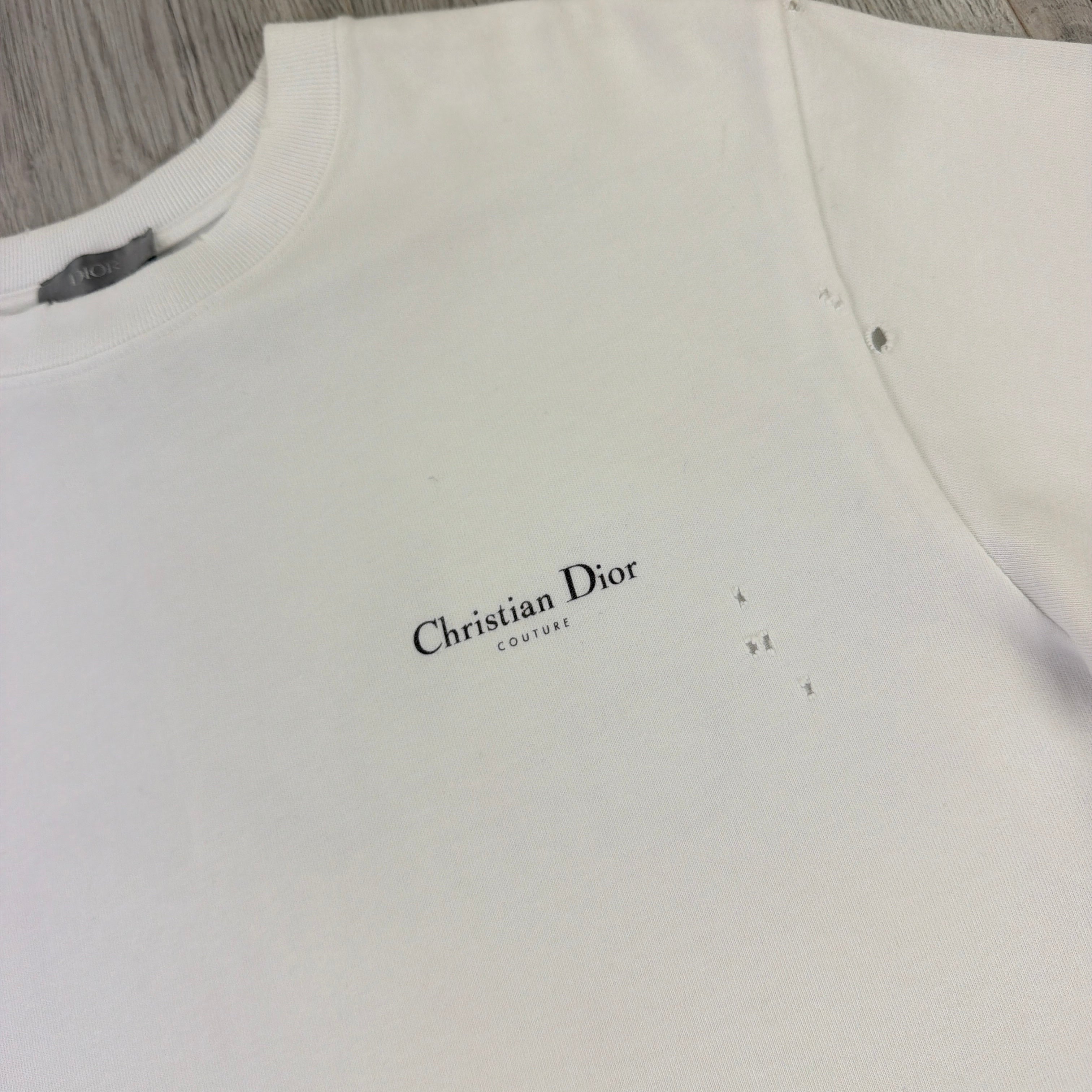 Christian Dior ‘Couture’ Men’s White T-shirt - Small