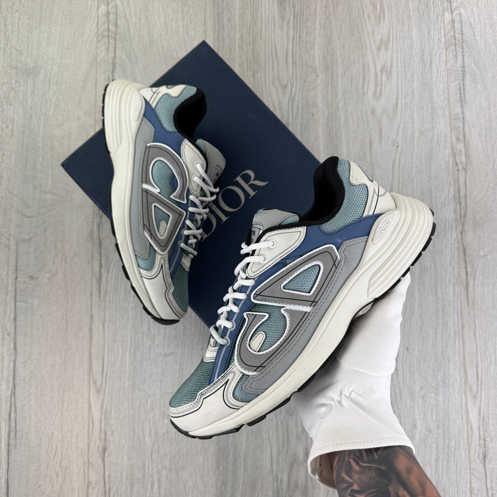 Dior B30 Men’s Baby Blue & White Trainers - 43 (Fit Uk 9)