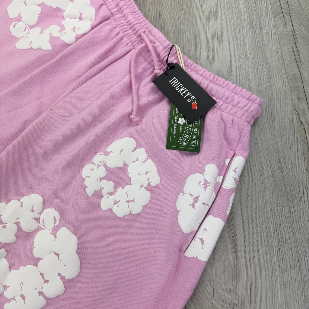 Denim Tears Baby Pink Jersey Shorts