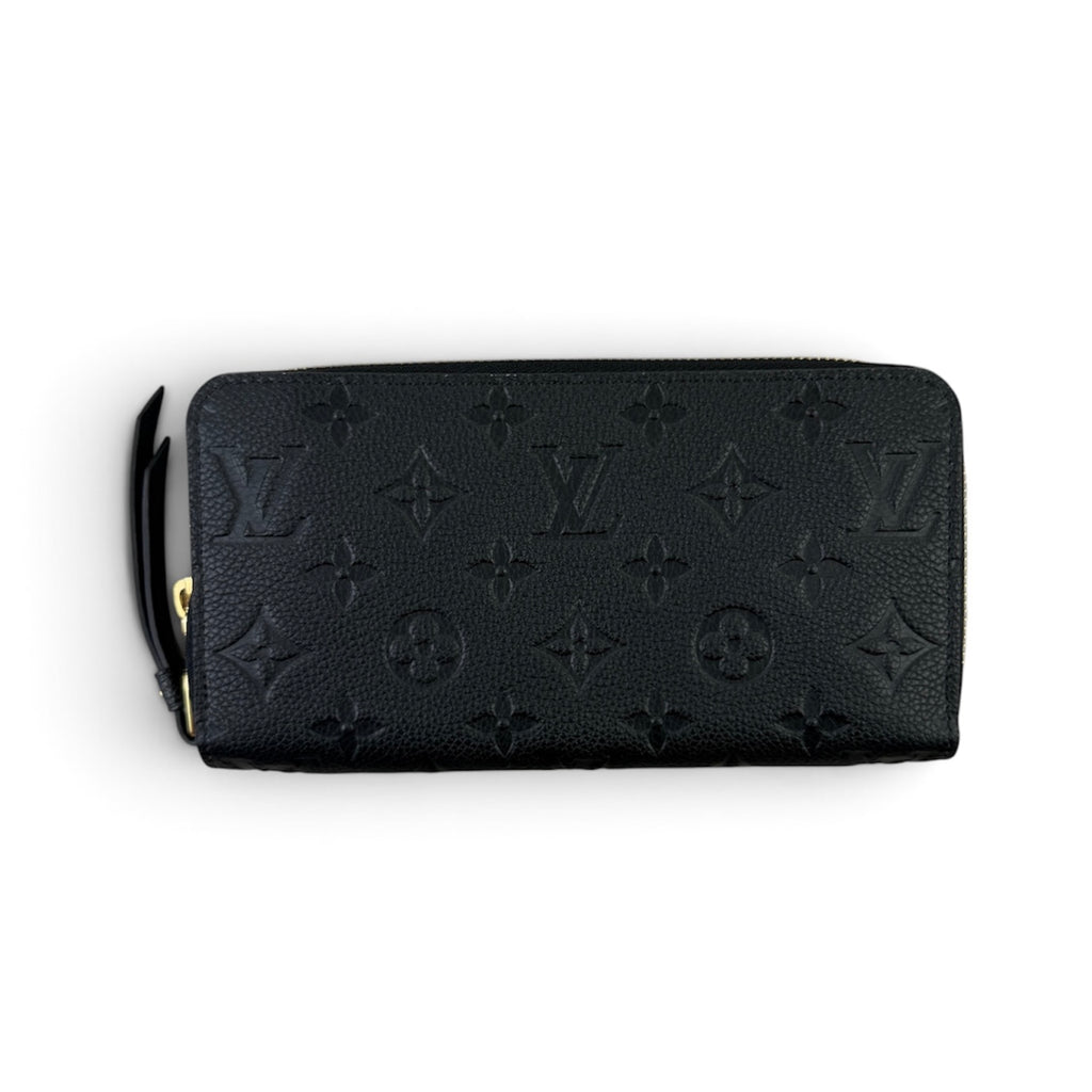 Louis Vuitton Women’s Black Gold Clémence Wallet