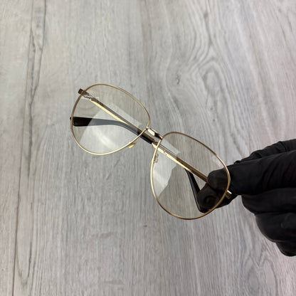 Gucci Men’s Gold Clear Frames